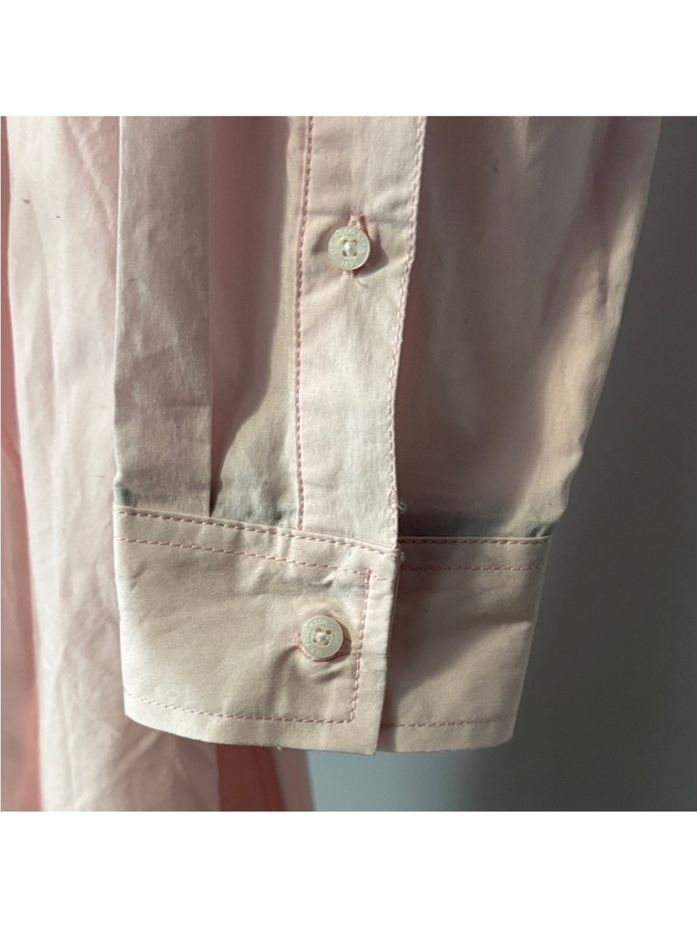 RALPH LAUREN Polo Light Pink Shirt Dress with Belt - Picture 4 of 9